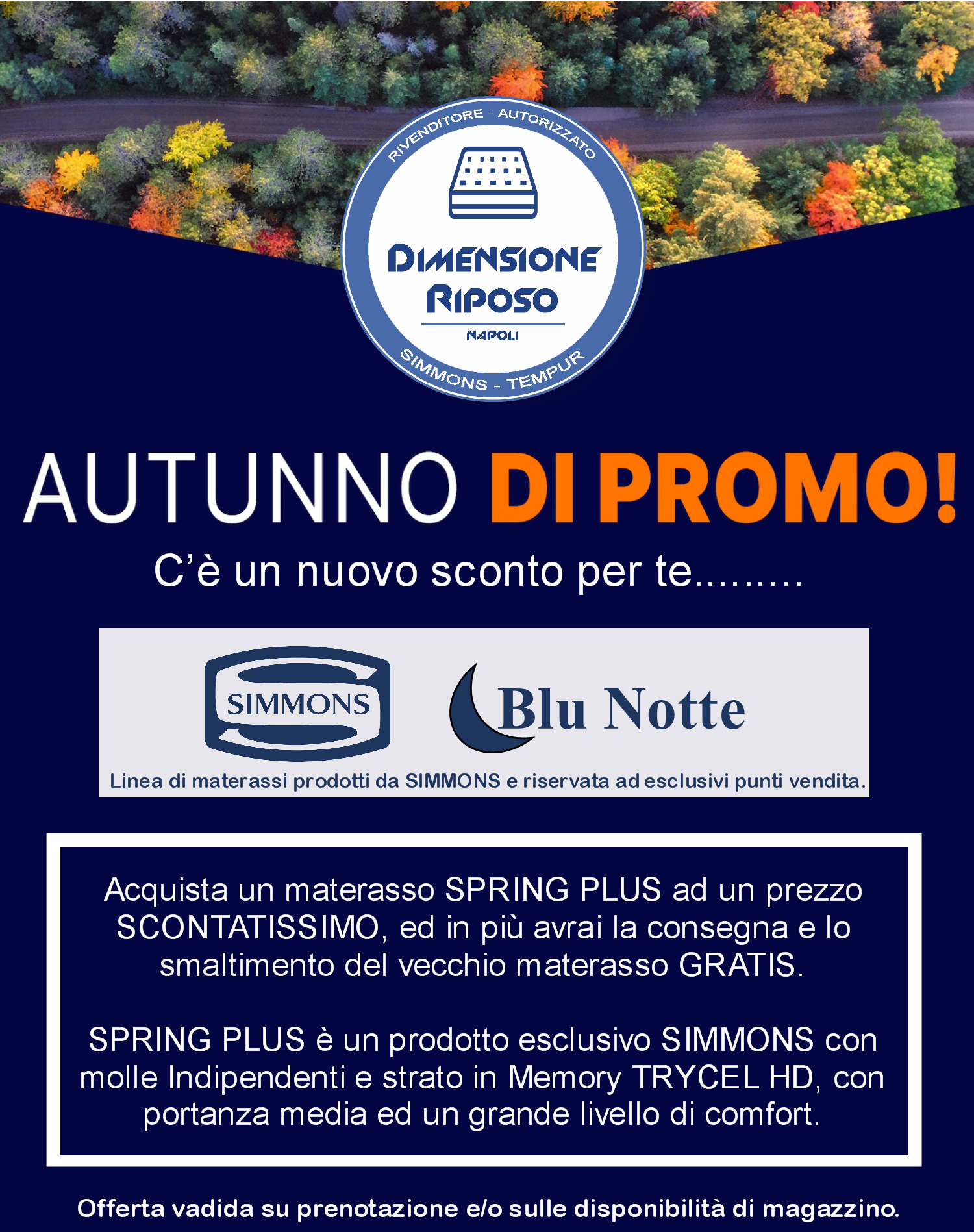 Promo Simmons Dimensione Riposo Spring Plus