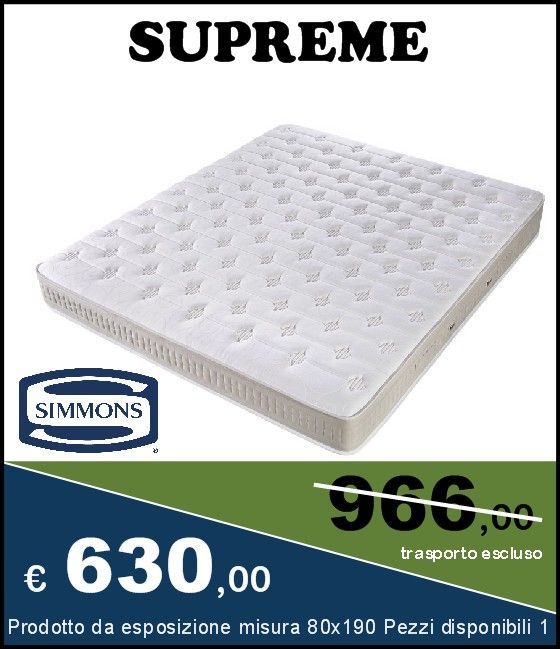 Supreme Simmons Dimensione Riposo