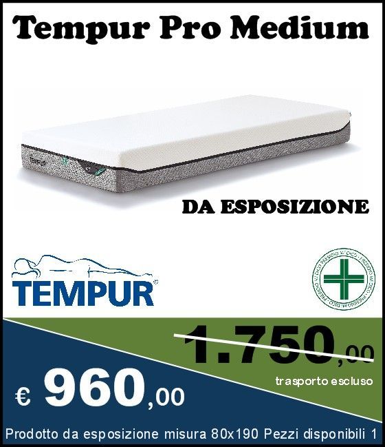 Tempur Pro Medium Dimensione Riposo