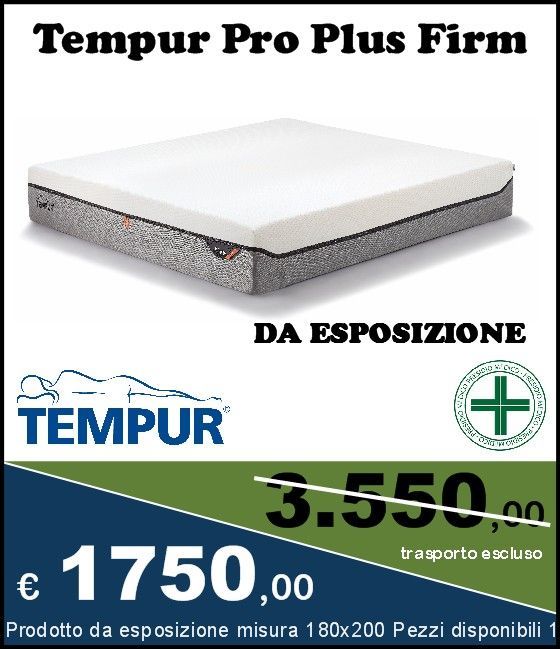 Tempur Pro Plus Firm Dimensione Riposo