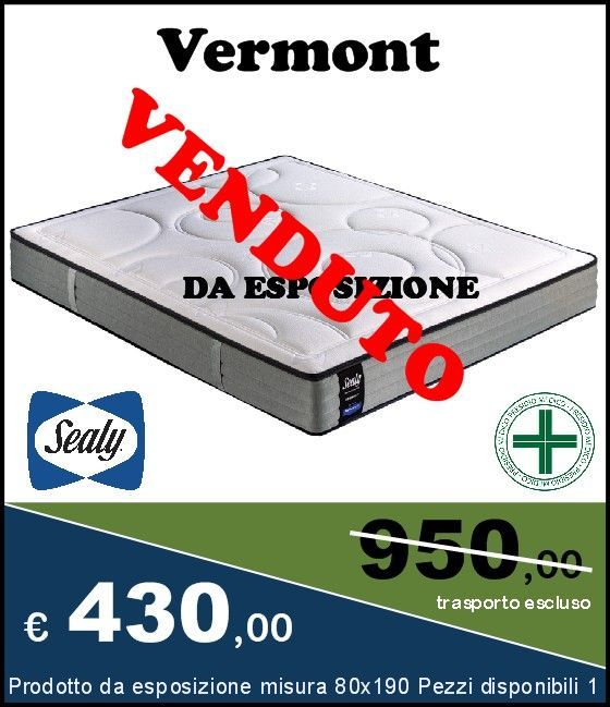Vermont Sealy Dimensione Riposo