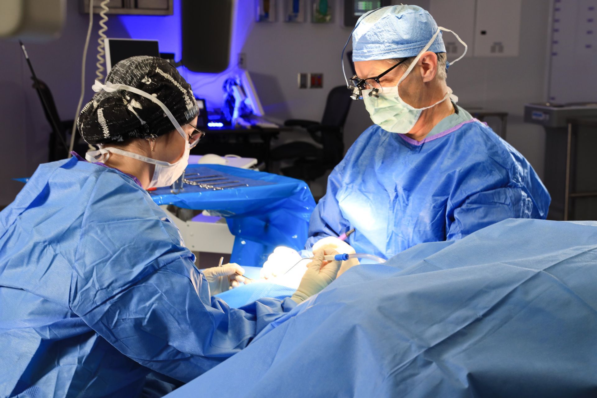 Richard Baumann, M.D. in surgery