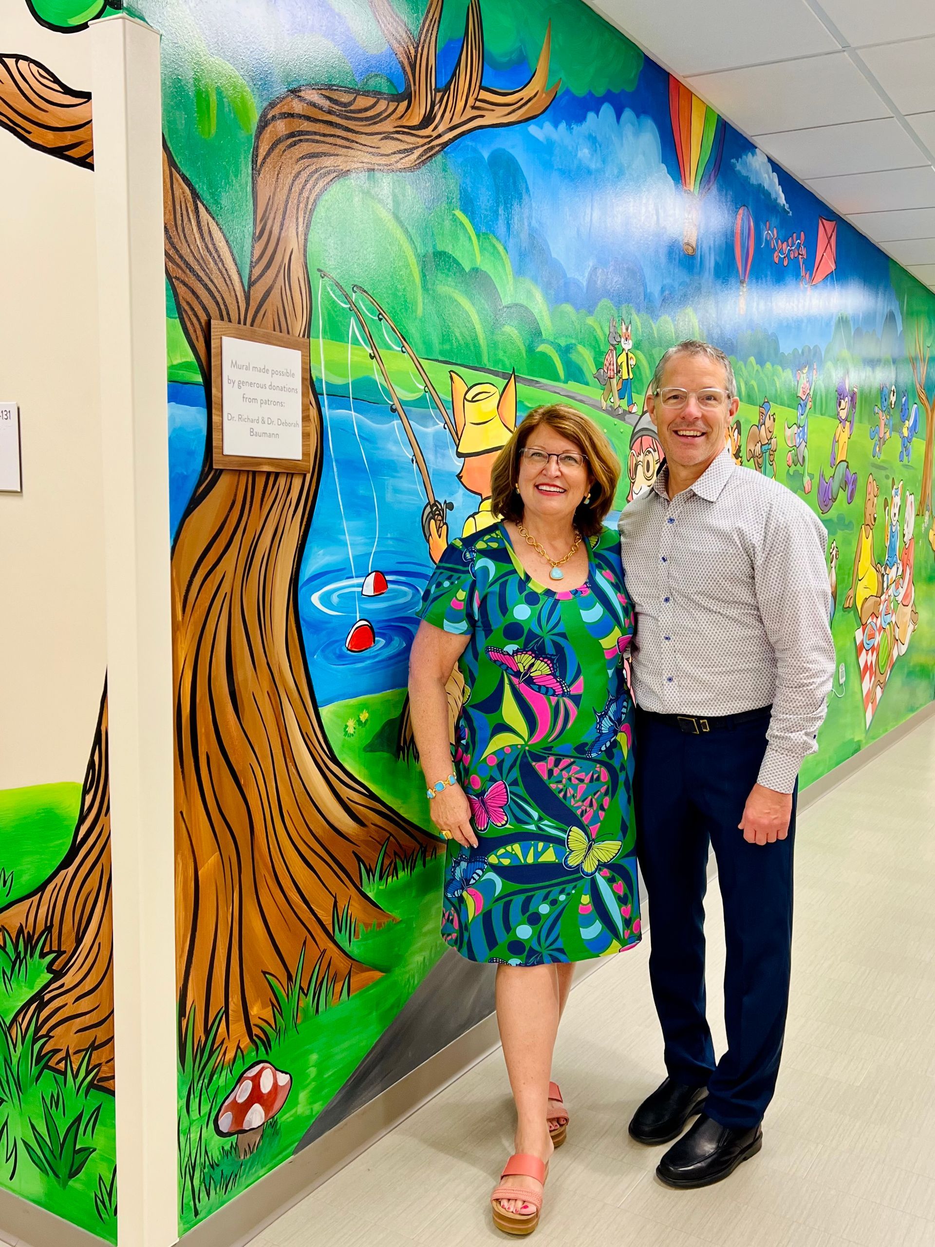 Richard Baumann, M.D.  with wife 