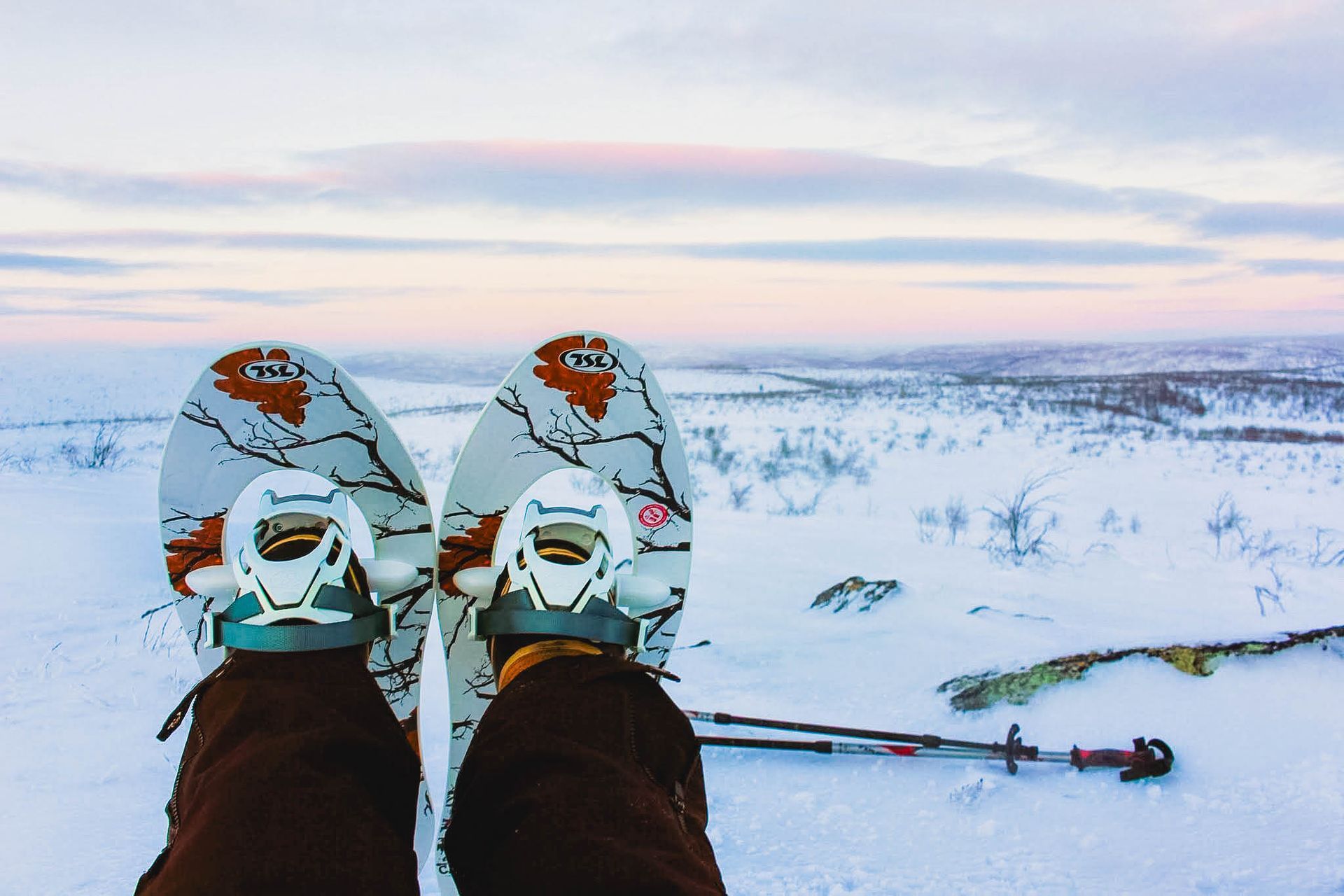 Snowshoeing in Paistunturi wilderness area, Utsjoki
