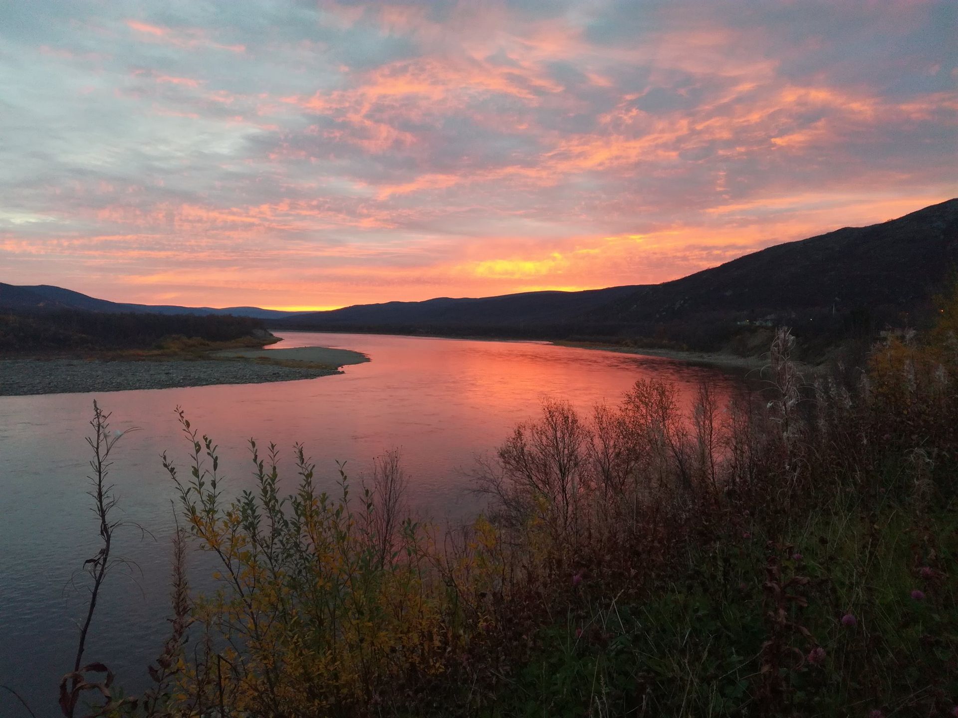 Colors of nature in Teno river valley