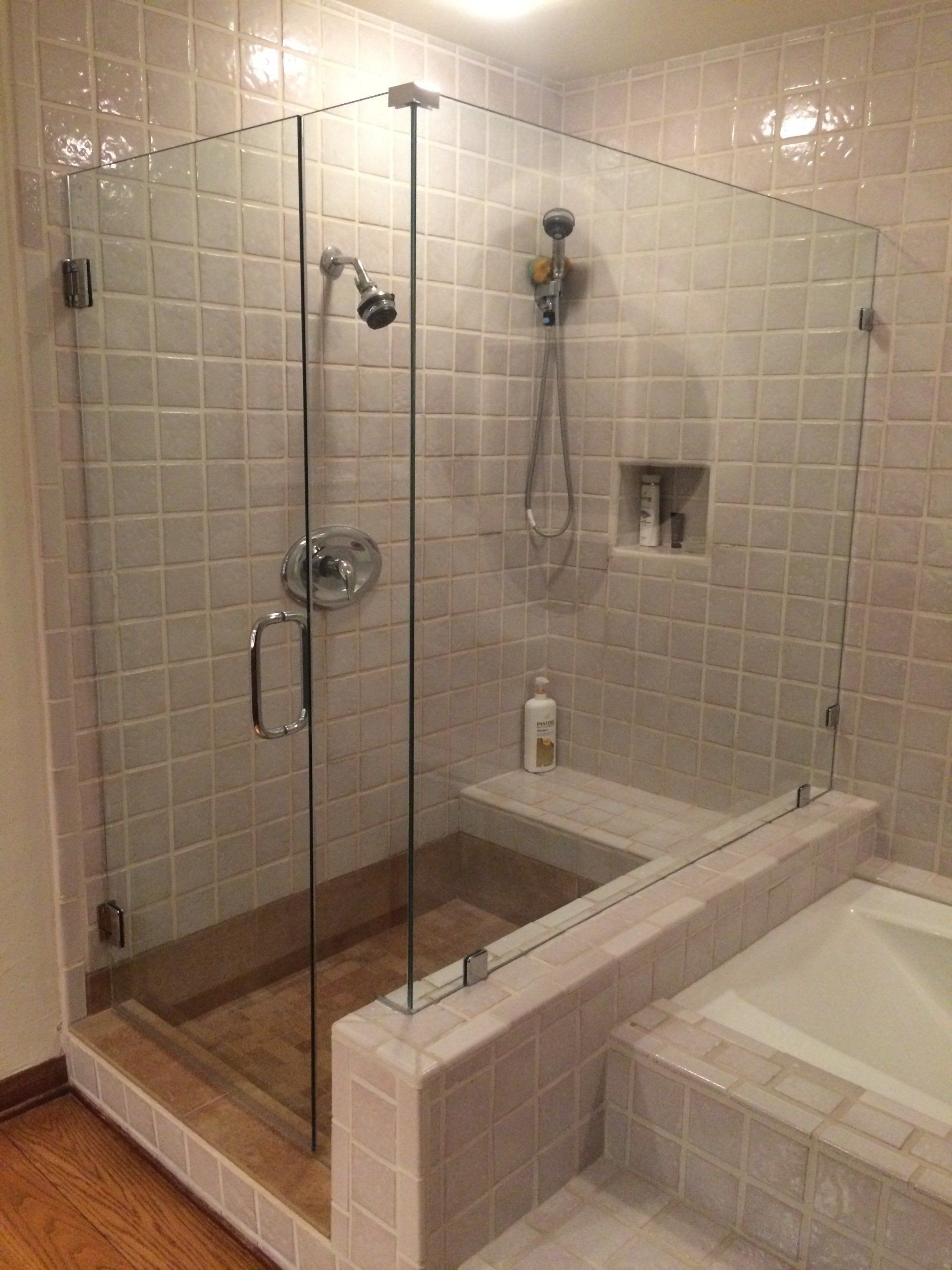 shower glass partition