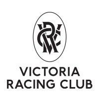 HBA Media | the logo for the victoria racing club is black and white .