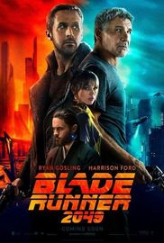 The Blade Runner 2049 movie poster, showcasing founder Erik Werlin's experience on the visually stunning film.