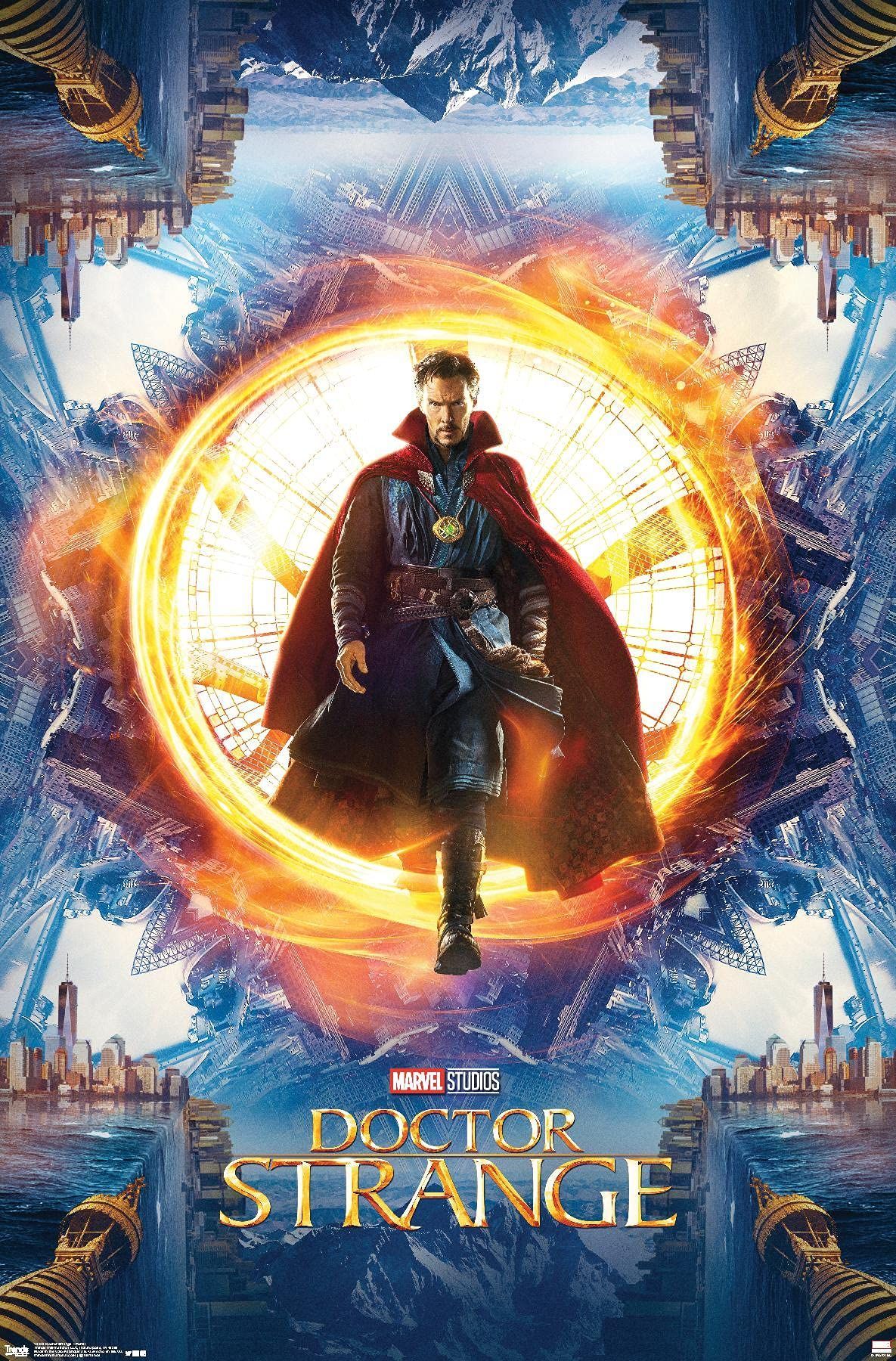 The movie poster for Doctor Strange, highlighting Erik Werlin's professional work on the Marvel film.