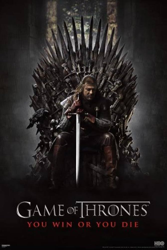 The TV poster for Game of Thrones, showcasing founder Erik Werlin's contributions to the acclaimed series.
