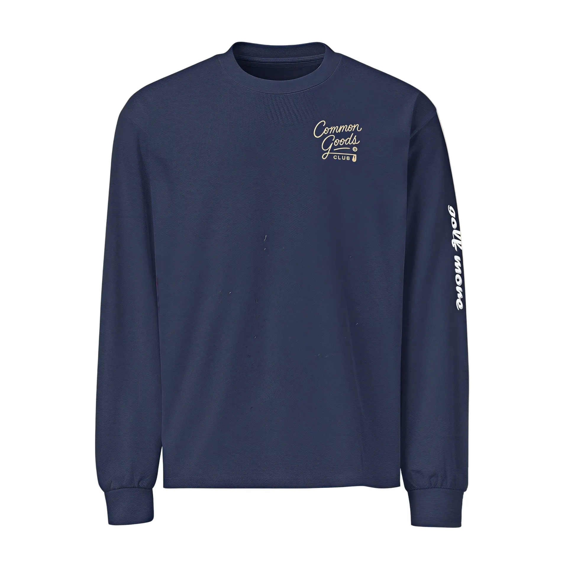 Heavyweight Long Sleeve - Golf More Midnight Blue