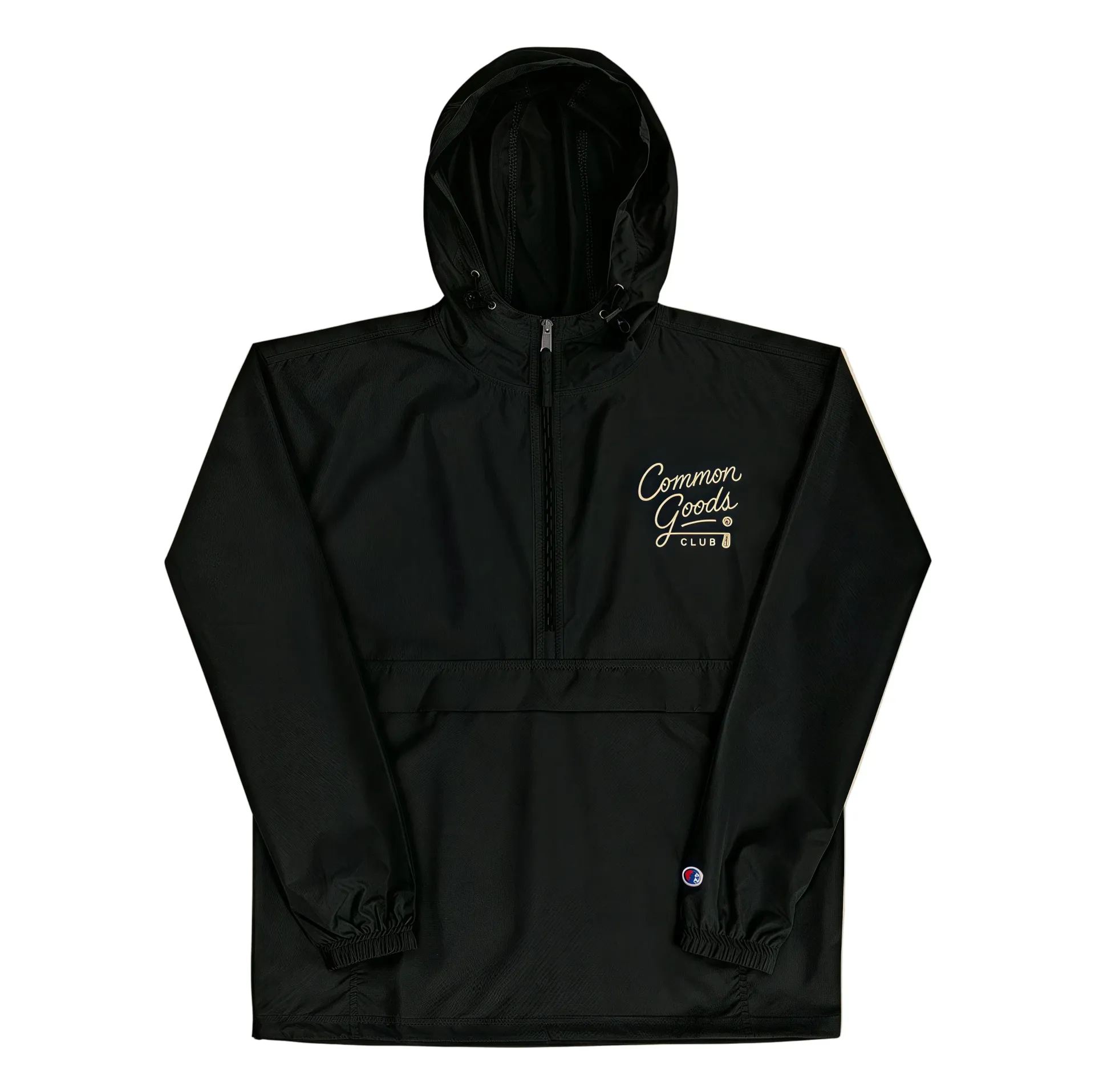 Performance Golf Rain Pullover Black