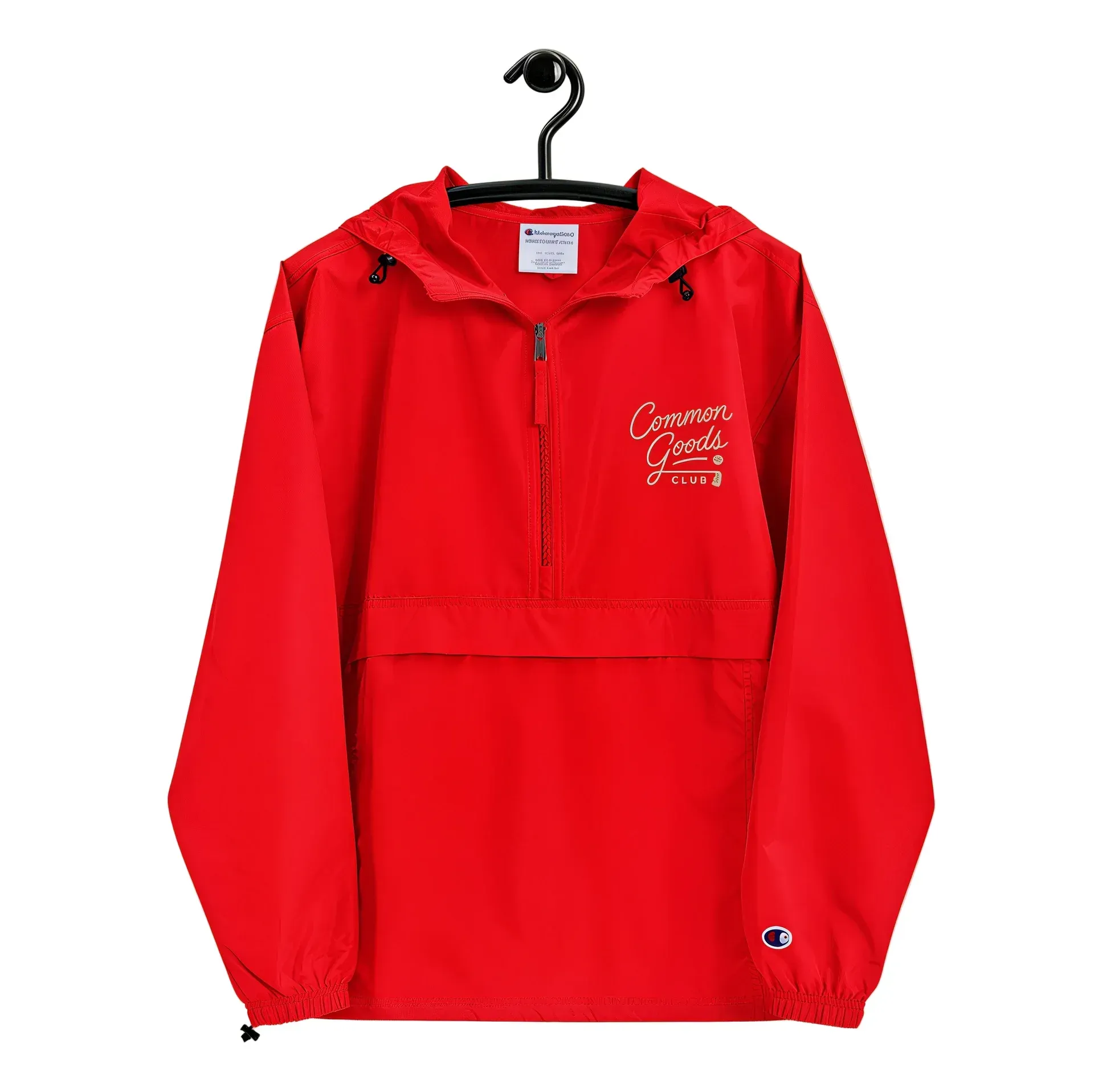 Performance Golf Rain Pullover Red