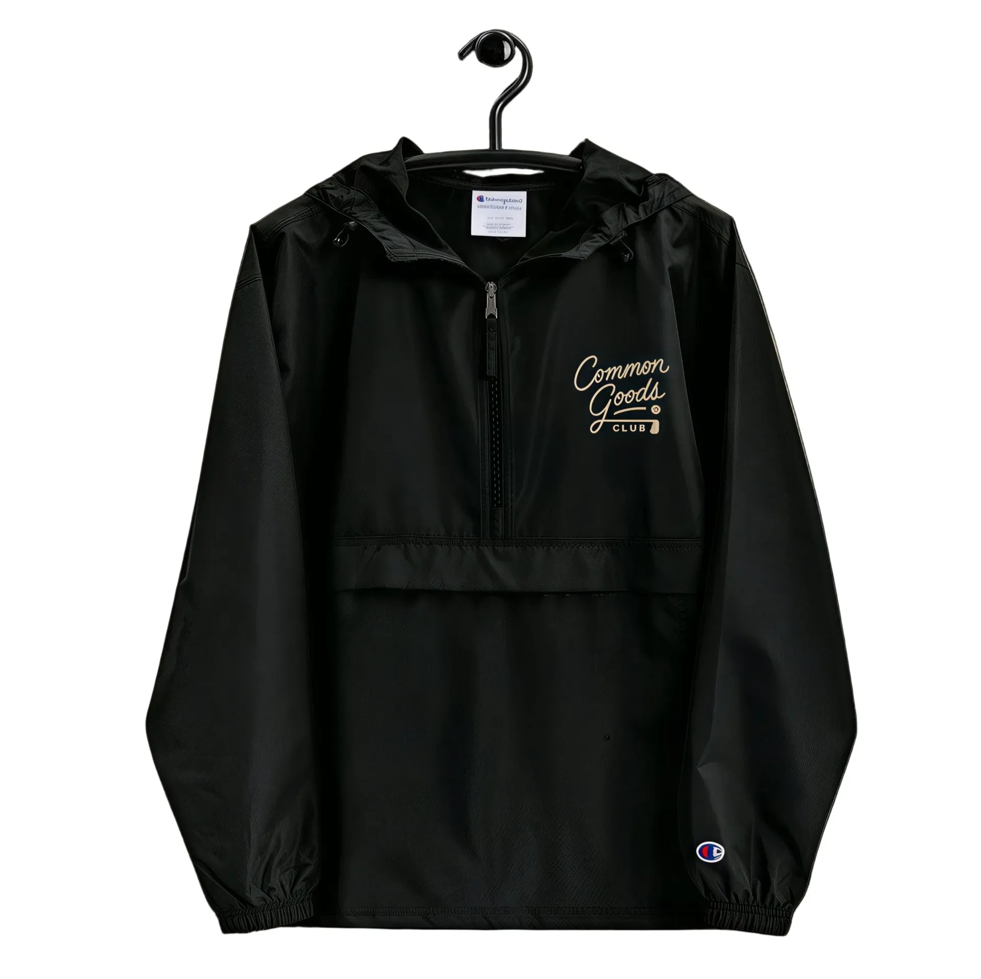 Performance Golf Rain Pullover Black