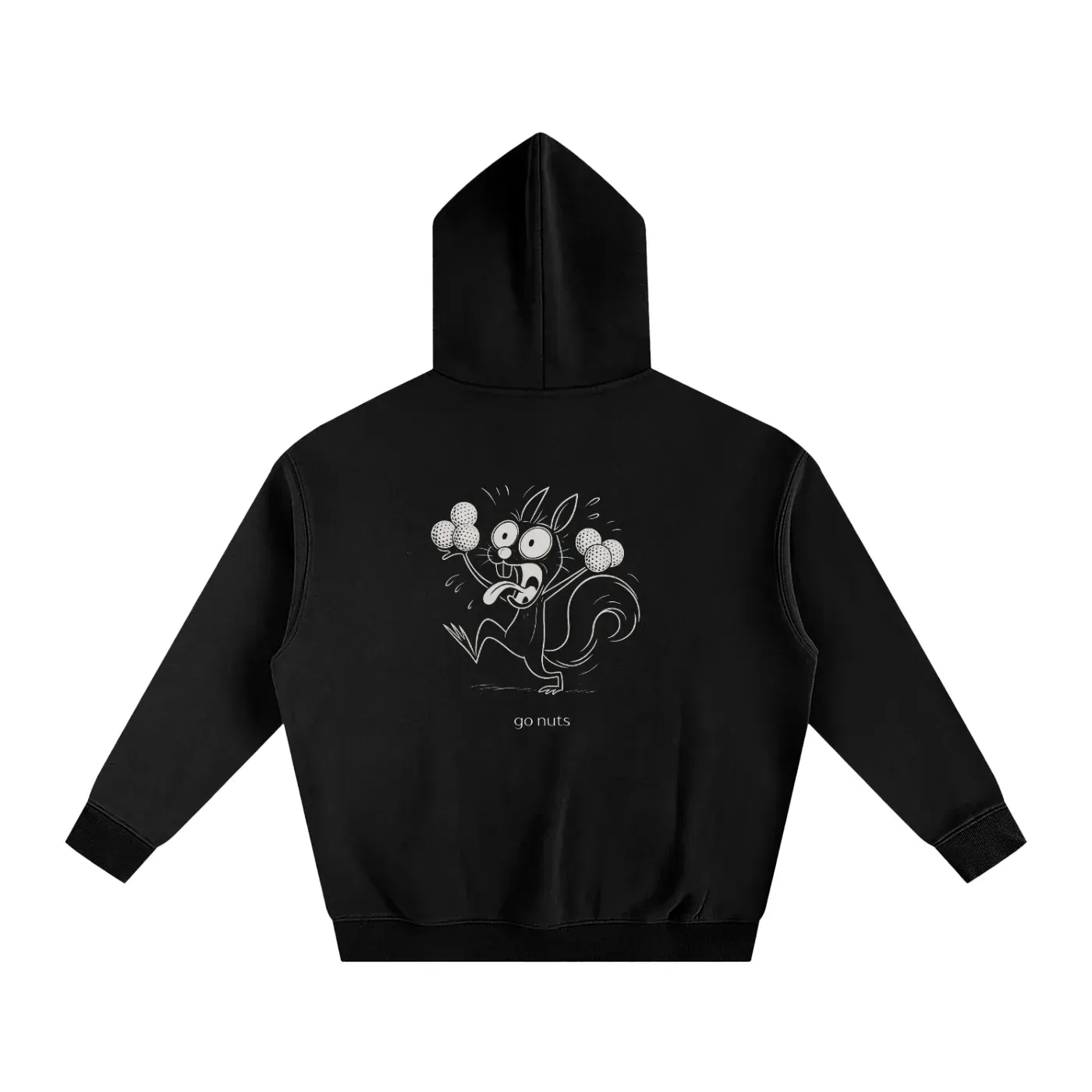 Go Nuts Hoodie Black