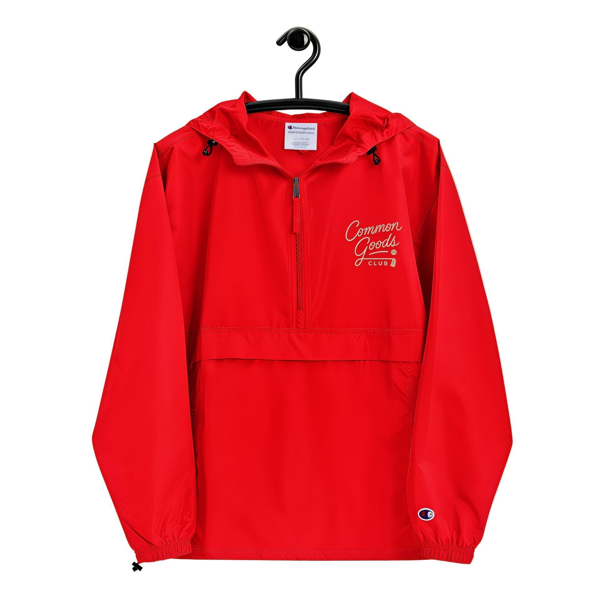 Performance Golf Rain Pullover - Red