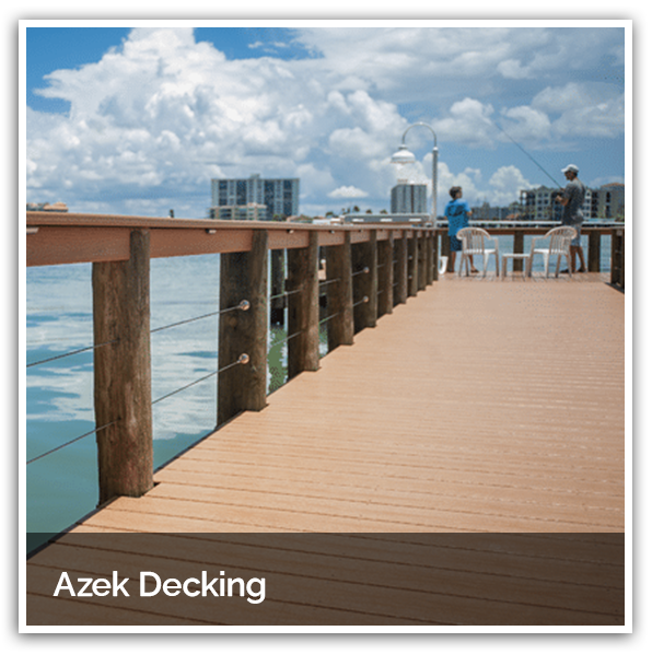 A picture of a commercial Azek dock.