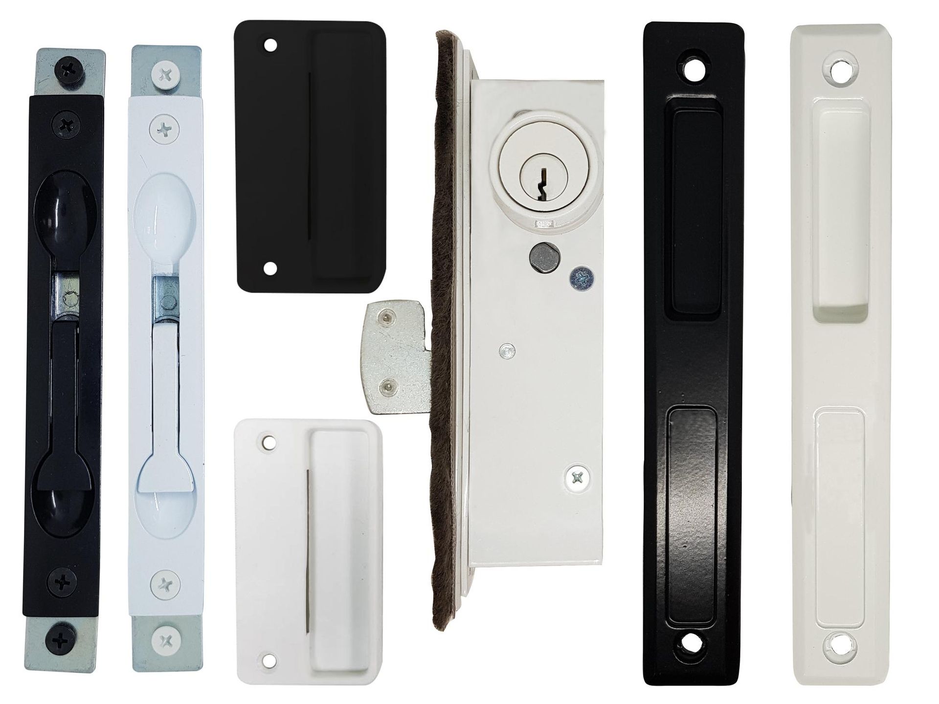 there are many different types of locks for sliding glass doors