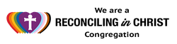 We are a reconciling in christ congregation logo