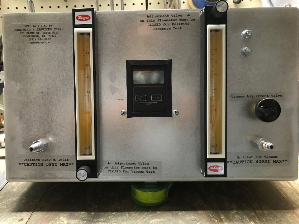 Pressure Vacuum Test Panel Training & Services Corporation