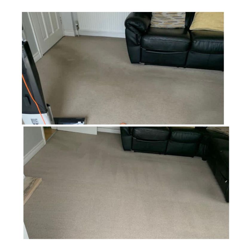 Port seton East Lothian carpet cleaning for a returning client.