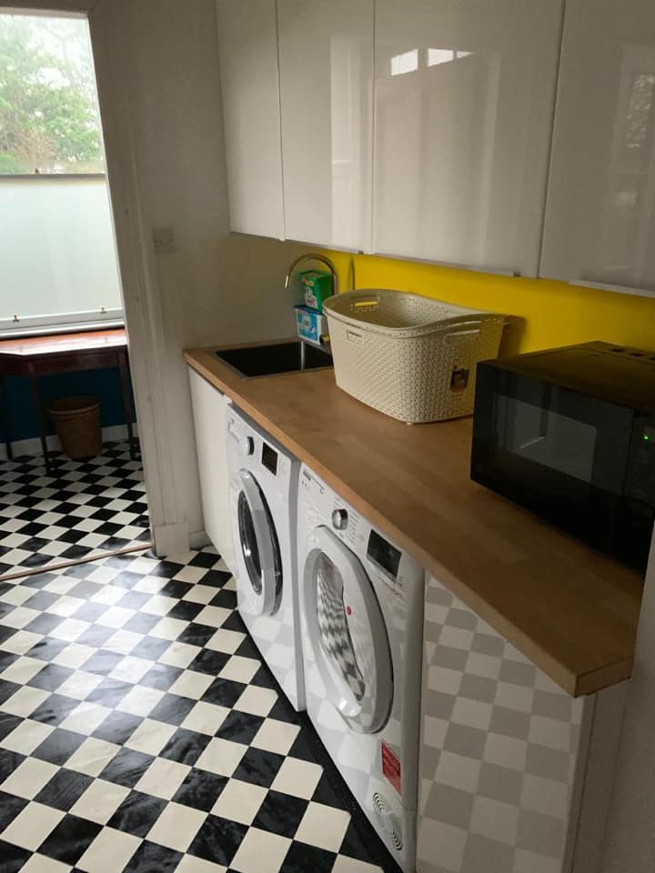 Deep cleaning kitchen tiled flooring in North Berwick,East Lothian