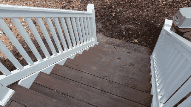 Wooden Stairs — Railings in Yorktown, VA