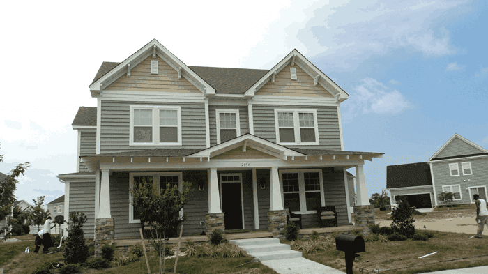 Big House with Gray Sidings — Construction in Yorktown, VA