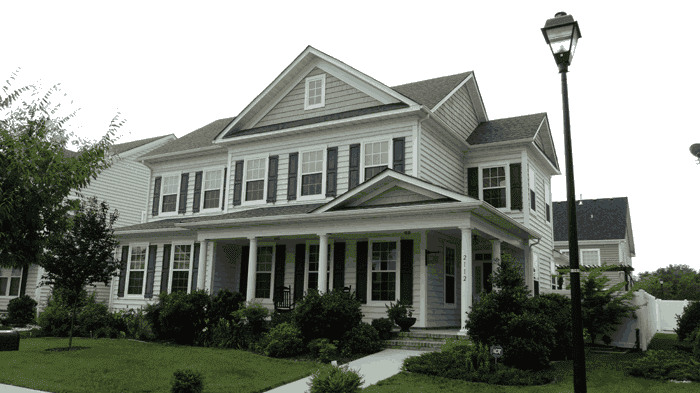 Big House with Dirty White Sidings — Residential in Yorktown, VA