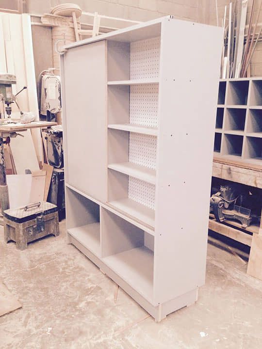 DISEÑO Y PROYECCIÓN - Estanteria de melamina