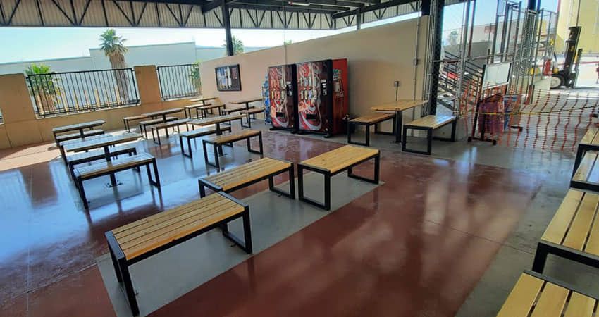 DISEÑO Y PROYECCIÓN - Bancas para comedor de madera y metal