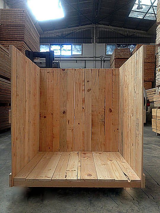 DISEÑO Y PROYECCIÓN - Caja de madera industrial