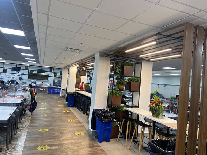 DISEÑO Y PROYECCIÓN - Pergola interior, comedor industrial de madera
