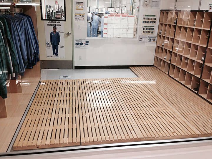 DISEÑO Y PROYECCIÓN - Piso de madera para área industrial
