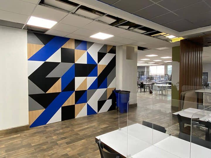 DISEÑO Y PROYECCIÓN - Puerta oculta con muro de madera, hidden wood door in wood wall