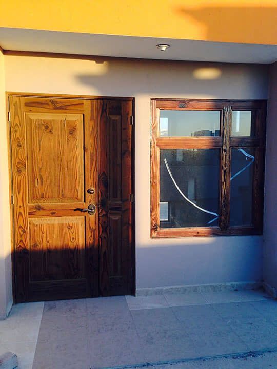 DISEÑO Y PROYECCIÓN - Puerta y ventana rustica, puerta de madera solida, puerta de exterior