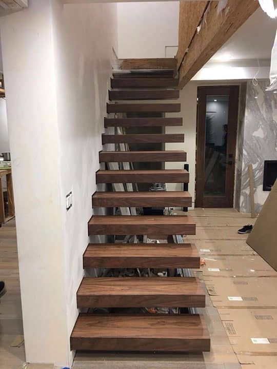 DISEÑO Y PROYECCIÓN - Stairs, floating stairs, escaleras, huellas de escalera, escalera flotante