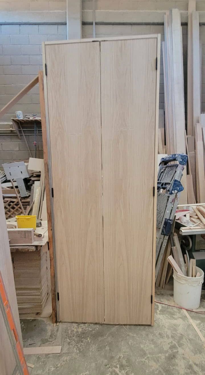 DISEÑO Y PROYECCIÓN - White oak interior doors, prehung interior white oak door, finished door