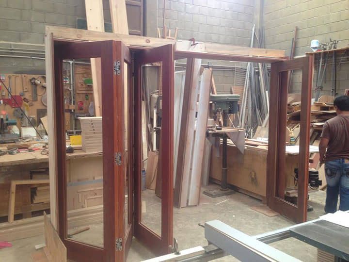 DISEÑO Y PROYECCIÓN - Folding Outdoor indoor doors, hardwood folding doors, prehung outdoor doors