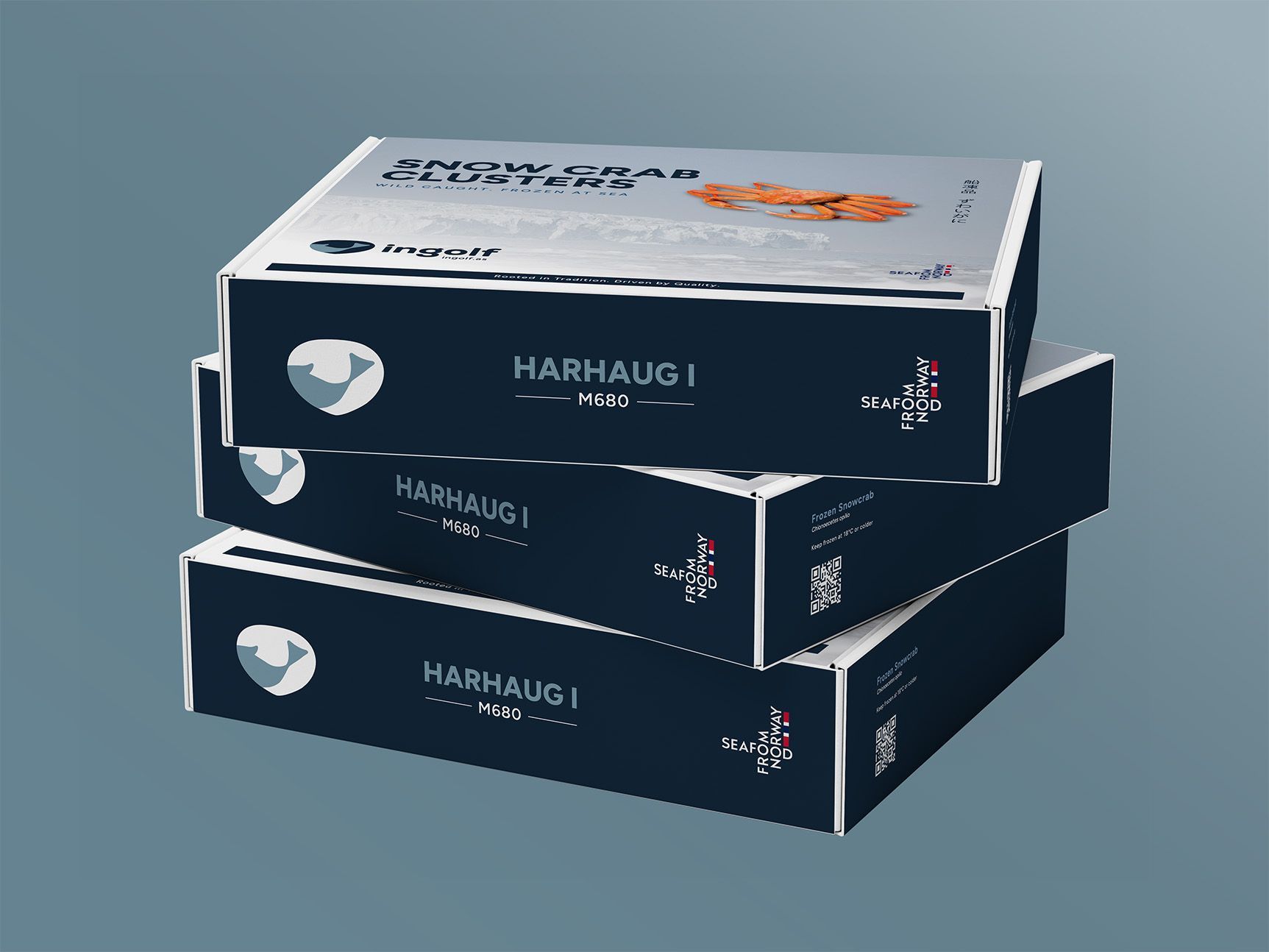 Ingolf Engeset emballasje snøkrabbe