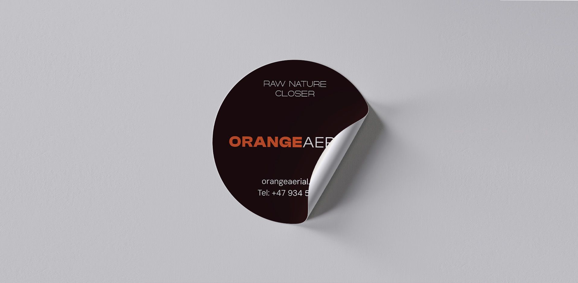 Orange Aerial sticker
