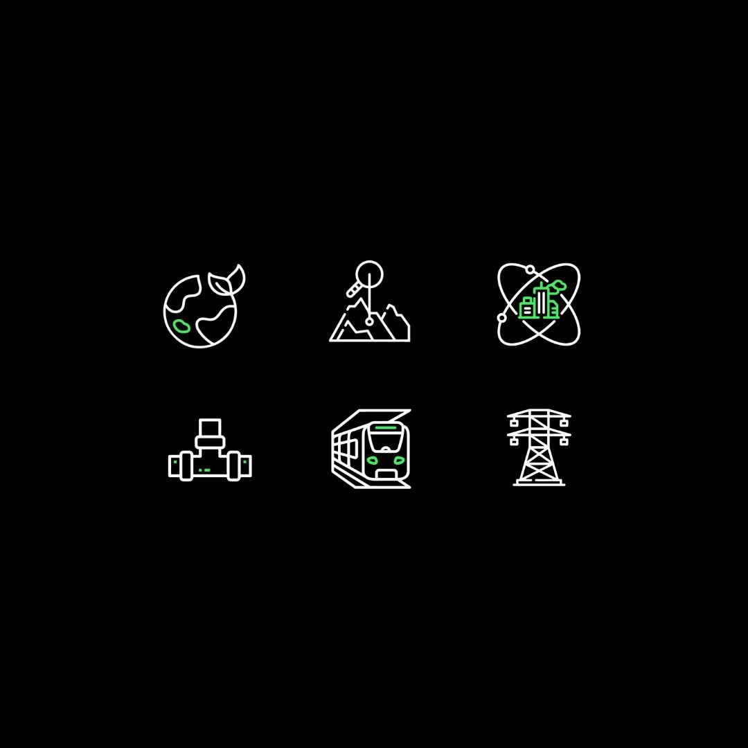 Grafiske ikoner for Sensnet Analytics
