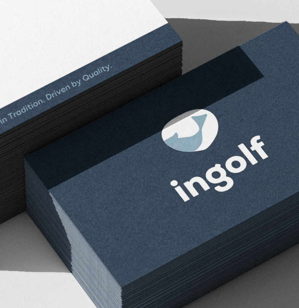 Ingolf Engeset visittkort med logo