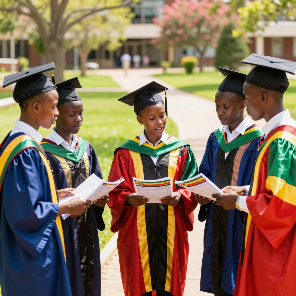 students from Kwekwe in, celebrating academic achievements and study abroad with Prestige Scholar