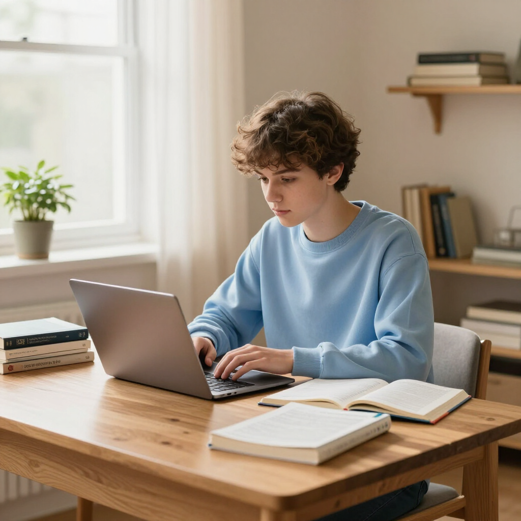 Kwekwe student, preparing study abroad applications with Prestige Scholar.