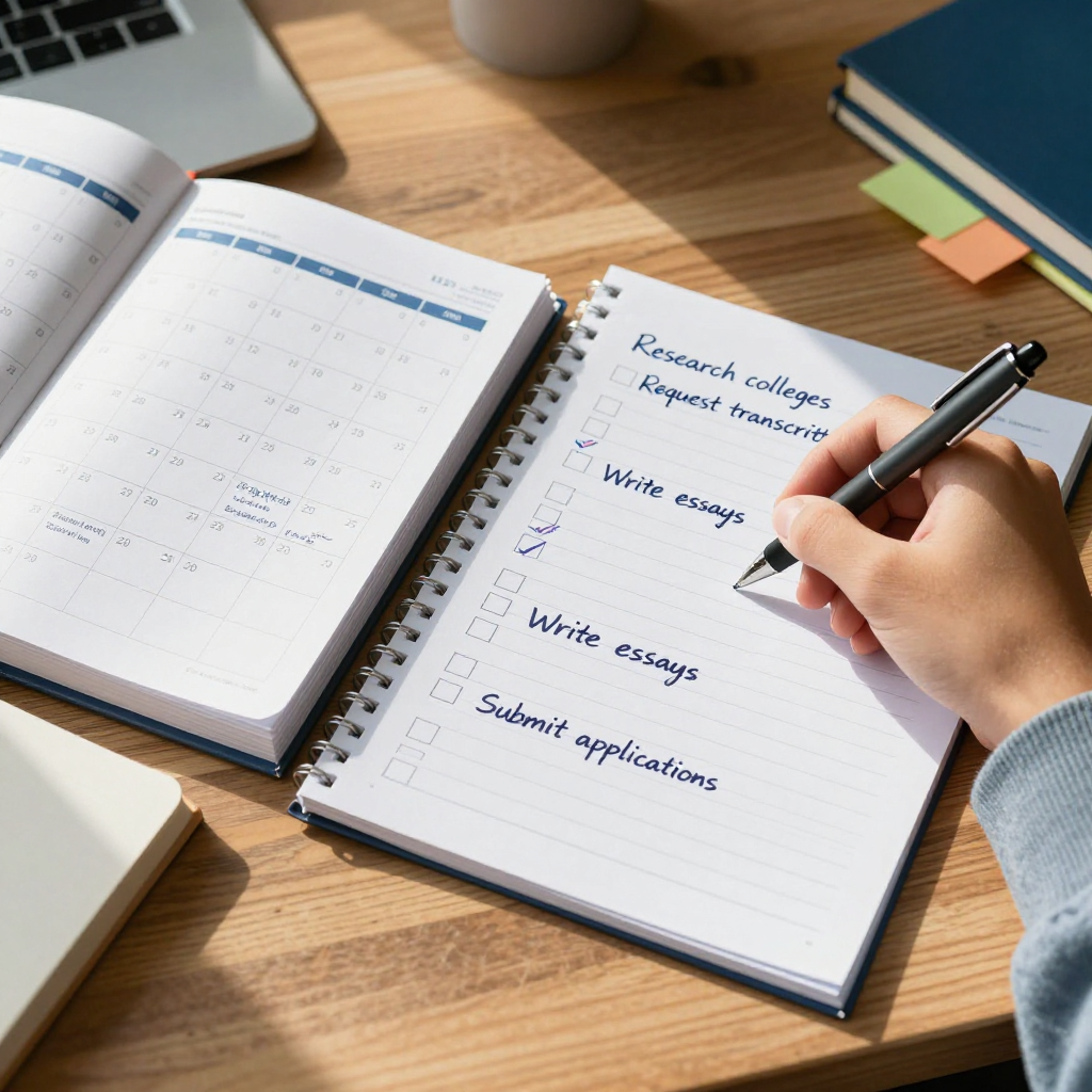 Kwekwe student writing a college application preparing study abroad with Prestige Scholar guidance