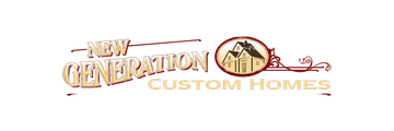 A logo for a company called new generation custom homes.