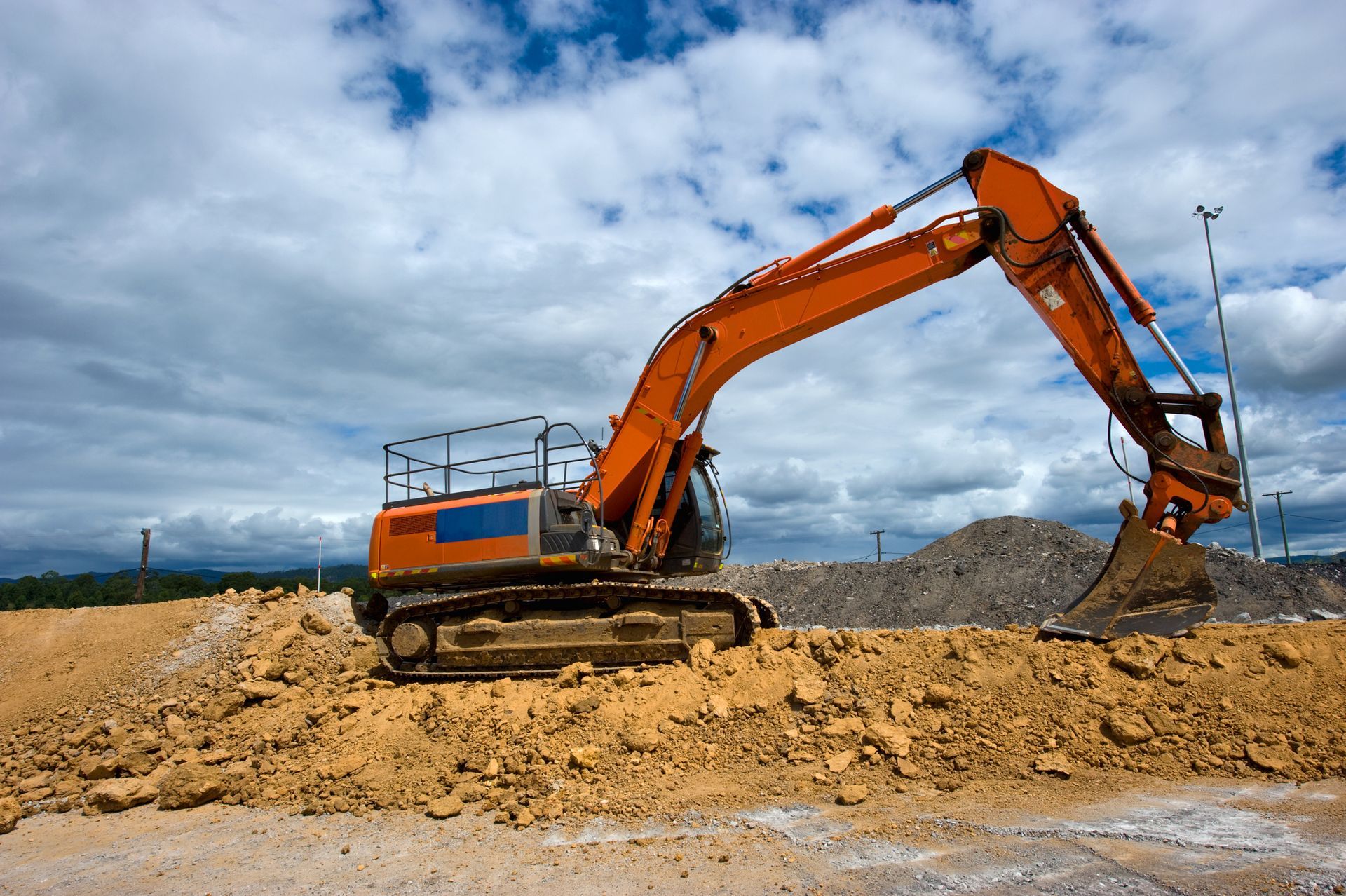 Large Excavator Moving Soil - Gordon, NSW - Michan Australia Holdings Pty Ltd