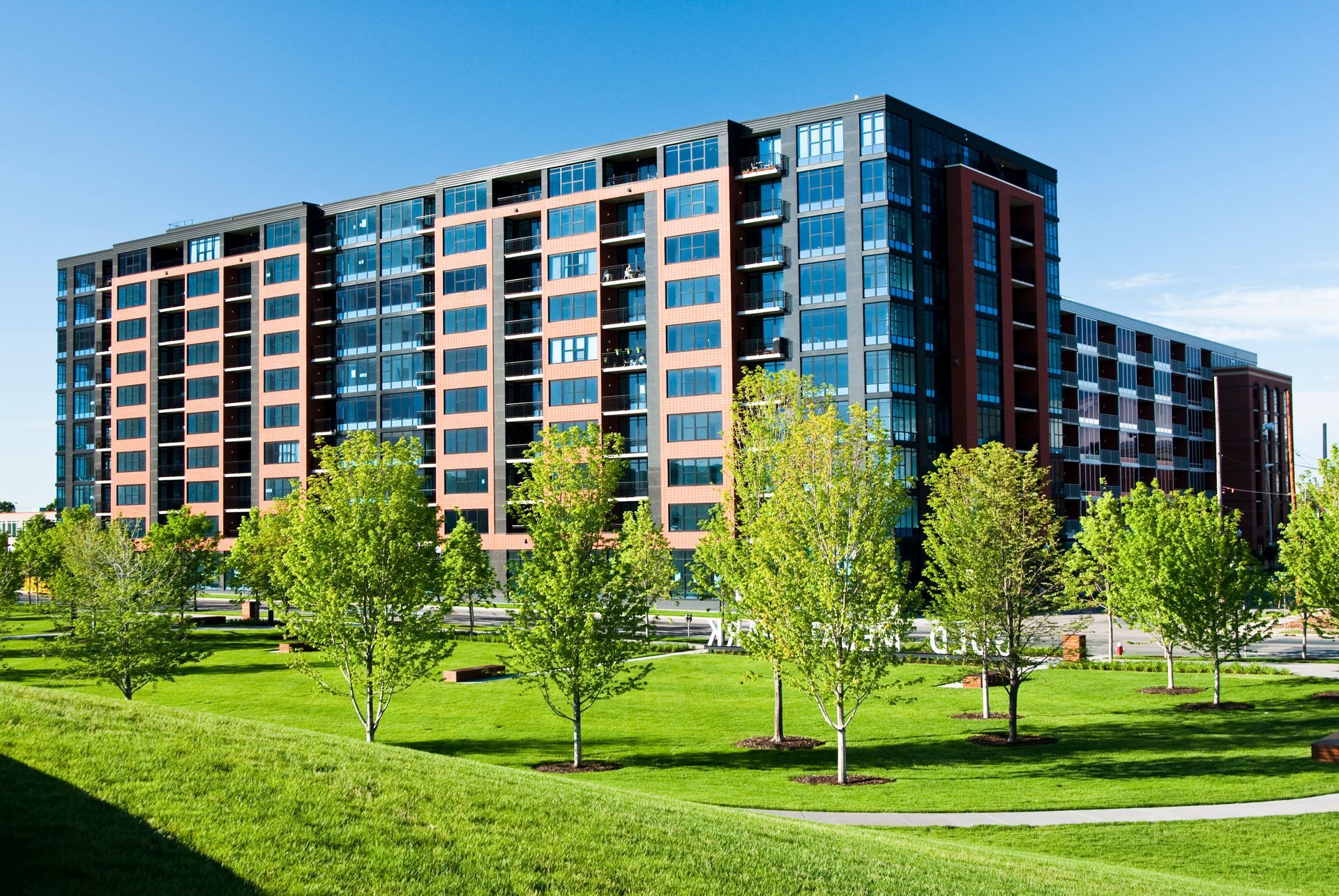 HVAC— Apartment Building With Garden in Minneapolis, MN
