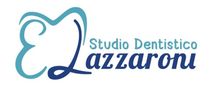 Logo dello Studio Dentistico Lazzaroni in verde acqua e blu scuro su sfondo bianco.